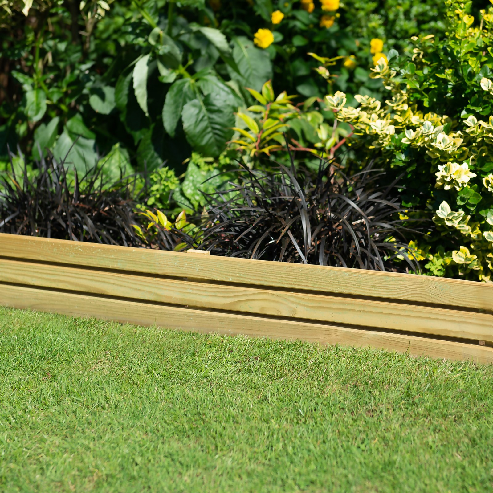 Forest Slatted Edging 1.2m (3 Pack) - image 3