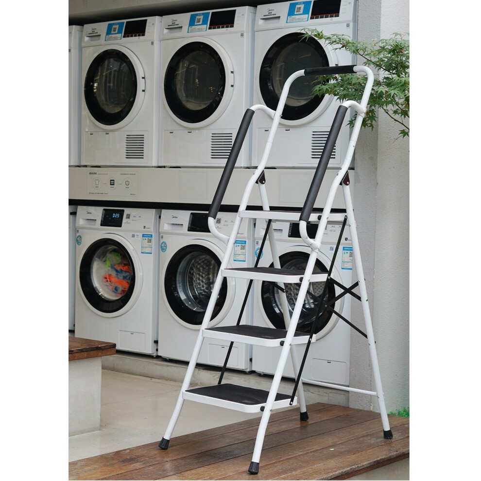 Gr8 Home 4 Step Folding Stool with Handrail - image 5