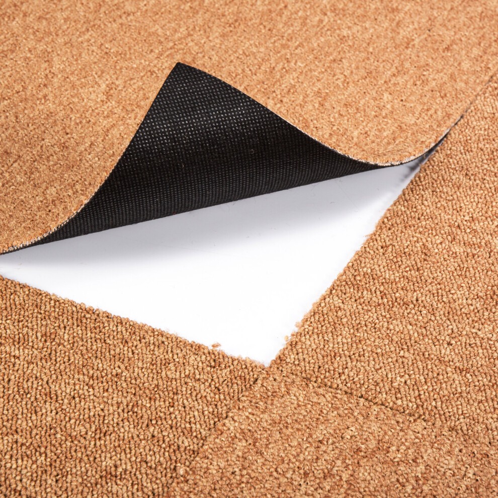 Gr8 Home Brown Heavy Duty Carpet Tiles 50 x 50cm 20 Pack - image 4