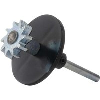 Gripit Undercutting Tool with black circular base, silver star-shaped cutting blade, and metal shaft.
