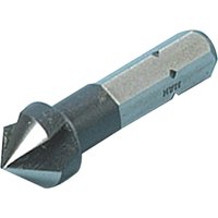 Halls XCM High Speed Steel Countersink with a silver hex shank and a conical cutting head.