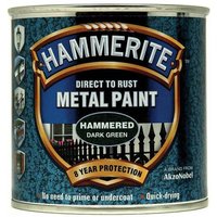 Hammerite Dark Green Hammered Finish Metal Paint 250ml - image 4