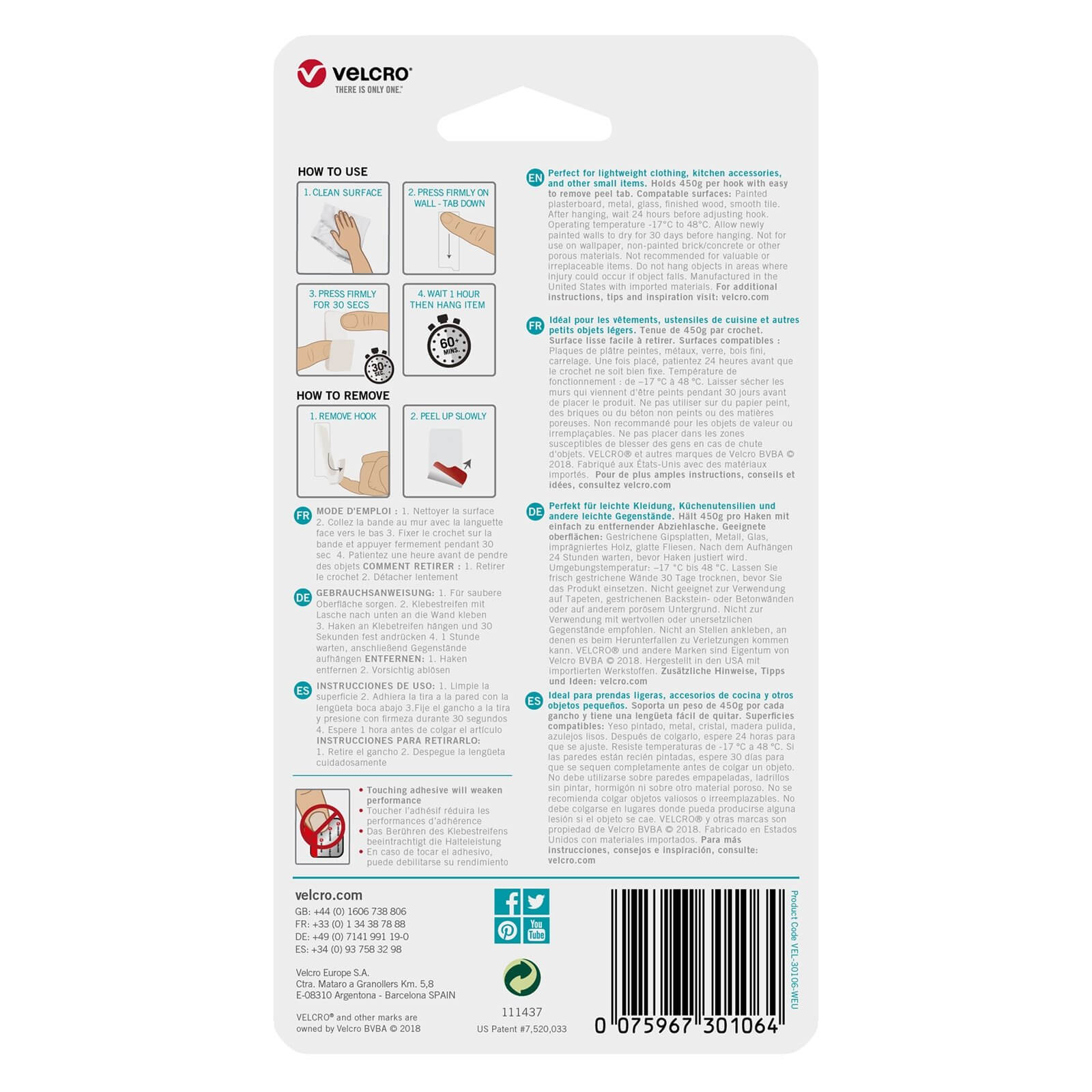 Hangables Removable Small Hook 2 Pack - image 2