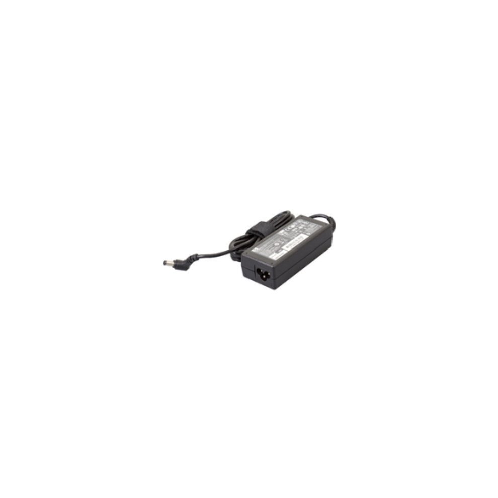 Black HP 724264-001 power adapter/inverter with a sleek design, featuring a power input port and a cable for easy connection, rated at 65 W for indoor use.