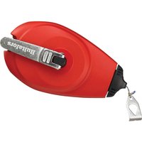 Red Hultafors CLP30 chalk line with a silver metal clip and black tip.