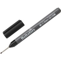 Gray Hultafors Deep Hole Permanent Marker Pen with black cap and fine tip.