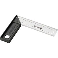 Black and silver Hultafors Lightweight Try Square with a metal ruler and plastic handle featuring a circular hole.