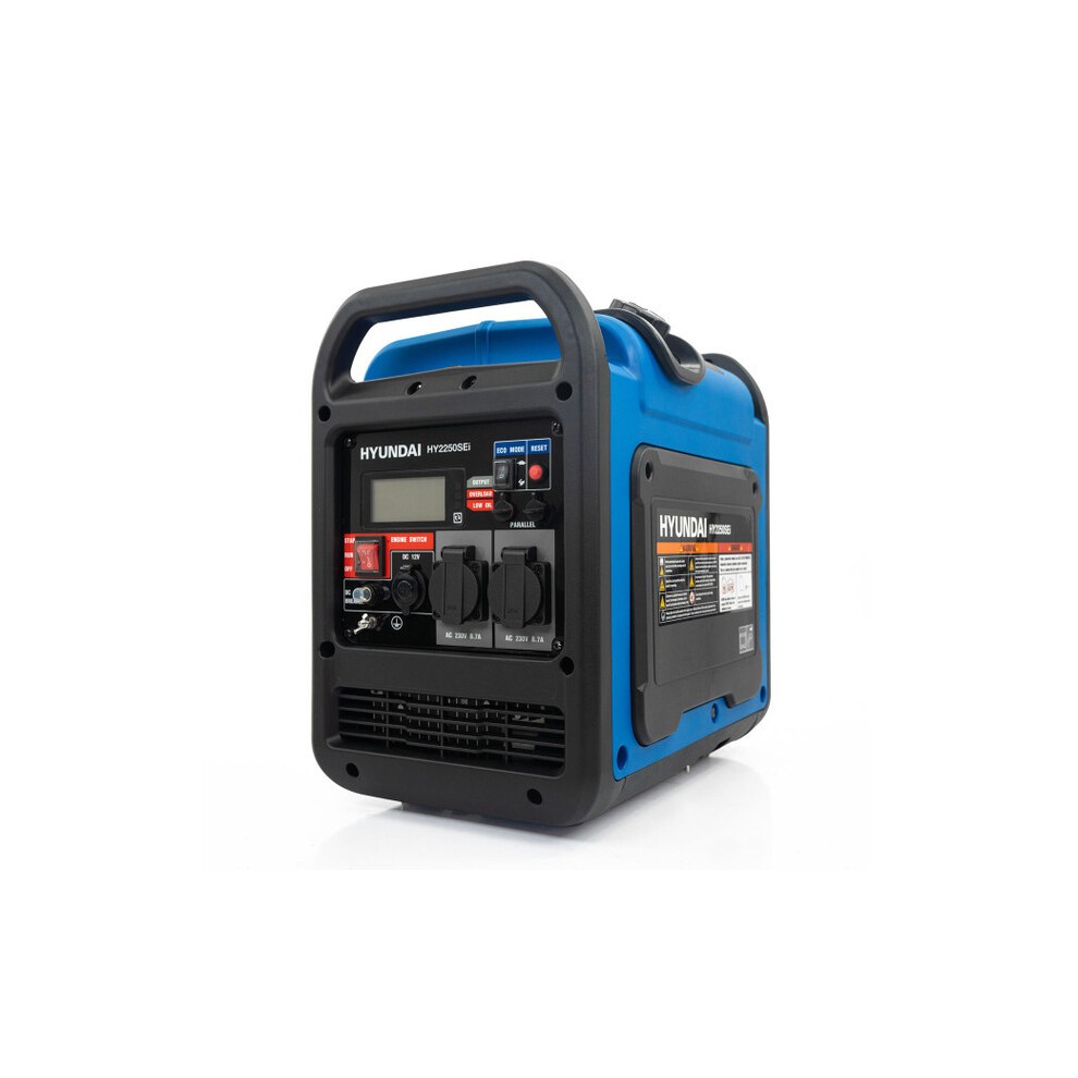 Hyundai 2200W / 2.2kW Petrol Inverter Generator, Electric Start, Pure Sine Wave Output, Lightweight, Quiet Running - image 2