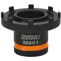 Black Ice Toolz Bosch Lockring Tool with orange ring and multiple notches around the top edge.