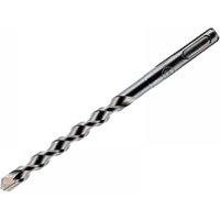 Silver Irwin Speedhammer Plus drill bit, 10.0 x 110mm, with spiral flute design and pointed carbide tip.