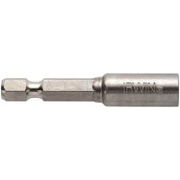 Irwin Magnetic Screwdriver Bit Holder, silver metal with hex shank and cylindrical magnetic tip.