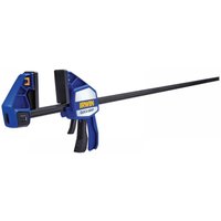 Blue and black Irwin Quick-Grip Xtreme Pressure Clamp with 1250mm bar and ergonomic handle.