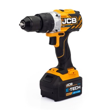 JCB Jcb 18v B/l Combi Drill B/l Impact Driver Multi Tool Kit 2x 5.0ah Super Fast Charger in 26" Wheeled Kit Bag | 21-18tpkmt-5