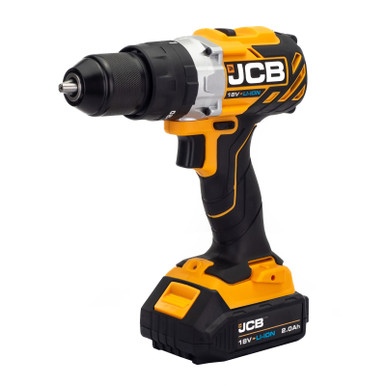 JCB JCB 18V B/L Combi Drill B/L Impact Driver Multi Tool Kit 2x 2.0ah Lithium-Ion Batteries and Charger in 26" Wheeled Kit Bag : 21-18TPKMT-2