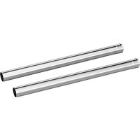 Chrome plated Kärcher extension tubes, 0.5 m length, cylindrical shape, smooth reflective surface.