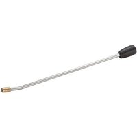 Karcher 550mm pressure washer lance, silver with black nozzle and brass connector, non-rotating design.