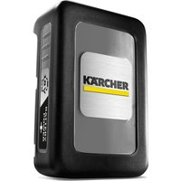 Black and silver Karcher Battery Power+ 18/30 with LED charge indicator and yellow logo on the front.
