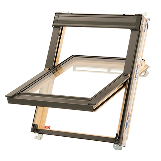 Keylite Hi-therm Centre Pivot Window Pine Finish 780mm x 1180mm TCP05HT - image 2