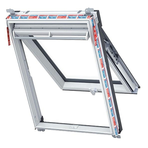Keylite Hi-therm Fire Escape Roof Window PVC Finish 780mm x 1180mm PFE05HT - image 2