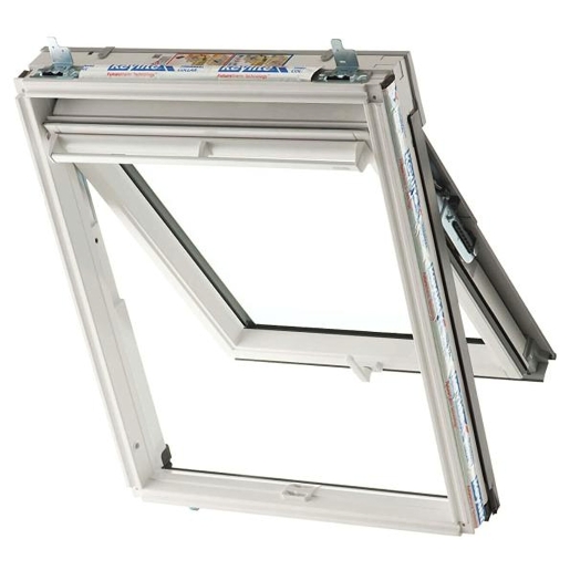 Keylite Hi-therm Top Hung Roof Window White Finish 550mm x 980mm WTH02HT - image 2