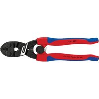 Knipex 200mm Cobolt bolt cutters with red and blue sprung handles, black cutting jaws.