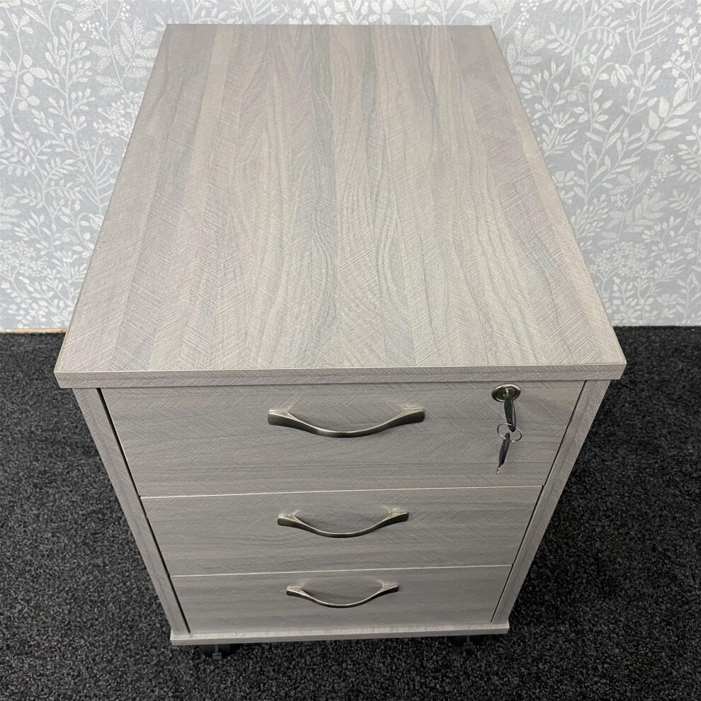 Kosy Koala 3 Drawer Grey Under Desk Drawer Unit - image 4