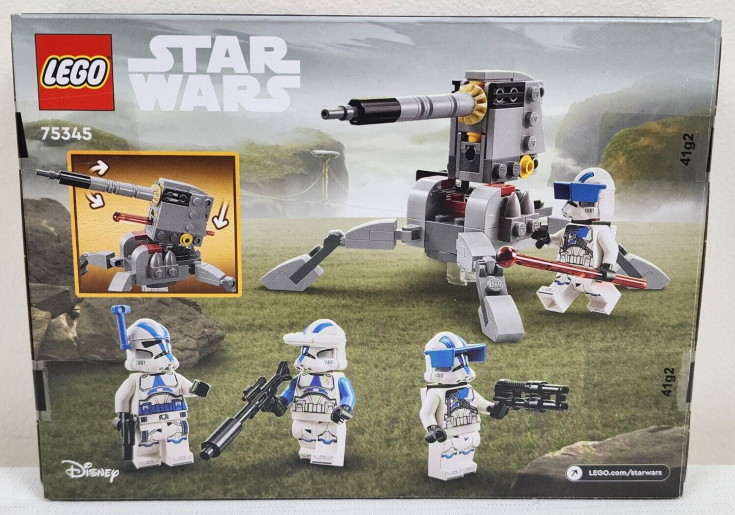 LEGO Star Wars 501st Clone Troopers Battle Pack Construction Set 75345 - image 2