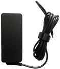 Black Lenovo 00HM663 power adapter with a sleek rectangular design, featuring a long black cable and a connector for indoor use, rated at 45 W.