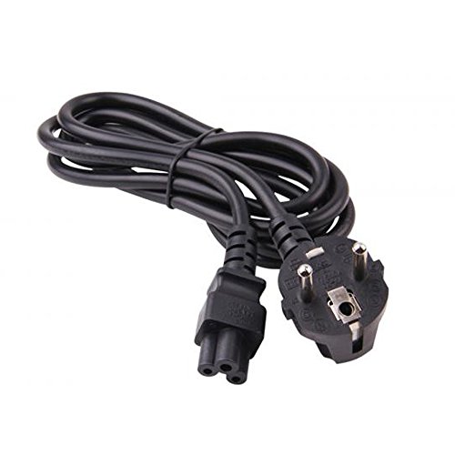 Black Lenovo 0B47484 power adapter with a 65W capacity, featuring a three-prong plug and a two-prong connector, designed for indoor use.