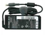 Black Lenovo 40Y7674 power adapter with a 90W output, featuring a textured surface, a detachable cord, and clear labeling on the top side.