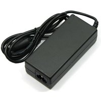 Black Lenovo 45N0501 power adapter with attached cable, rectangular design, and input port on one end.