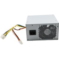 Grey Lenovo 54Y8934 power adapter with hexagonal vent, black power socket, and multicolored cables.