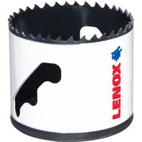 White Lenox T3 Bi Metal Speed Slot Hole Saw with jagged teeth and red logo on side.