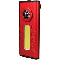 Red Lighthouse HL-WL2166 Elite Mini LED Lamp, rectangular with a circular lens and yellow LED strip, 500 lumens.