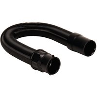 Black Makita Genuine 140G04-3 Hose Complete with corrugated flexible design and smooth connectors on each end.