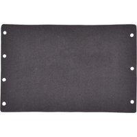 Makita cork rubber plate, rectangular, dark gray, with eight evenly spaced holes along the edges.