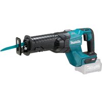 Makita JR001GZ 40V reciprocating saw, teal and black, with ergonomic handle and exposed blade, no battery included.