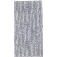 Makita Mesh Net 1/3 Sanding Sheet, rectangular, gray with fine mesh texture, designed for smooth sanding.