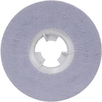 Makita Pad Holder 175, round gray abrasive surface with central white plastic hub, designed for PS001G Scrubber Polisher.