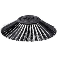 Black Makita replacement side brush with dense bristles and circular base for VS001G vacuum sweeper.