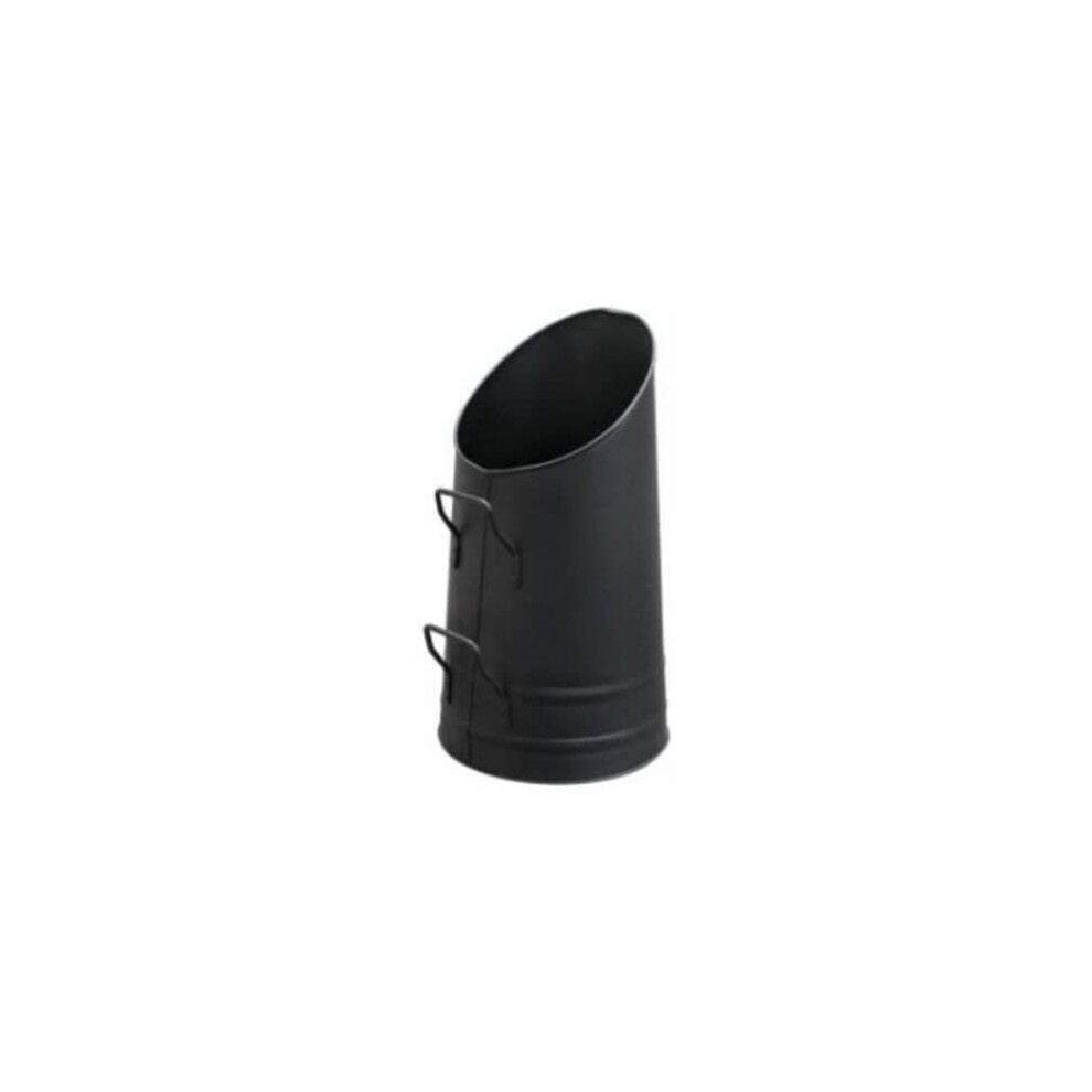 Marco Paul Tall Black Steel Coal Hod - image 3