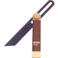 Rosewood sliding bevel with brass accents and adjustable steel blade, featuring Marples branding on the handle.