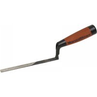 Marshalltown tuck pointer with a 3/4-inch steel blade and a black and red Durasoft® handle.