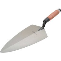 Marshalltown Philadelphia Pattern Brick Trowel with a pointed steel blade and a wooden handle.