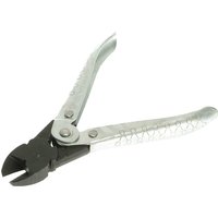 Maun 2990 Diagonal Cutting Nippers with silver handles and black cutting jaws.