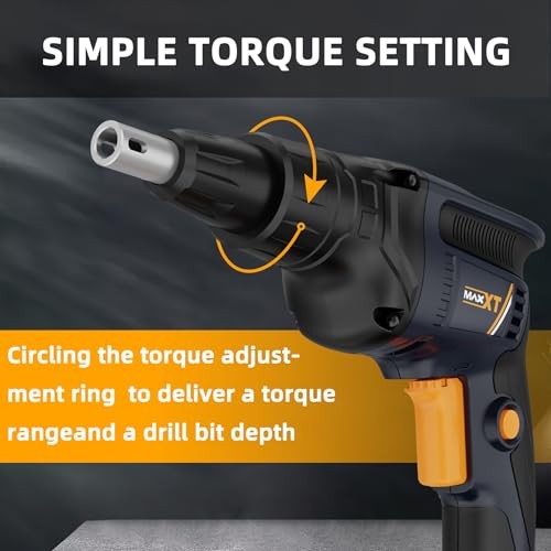 MAXXT 2-in-1 Screw Gun Kit with Collated Drywall Attachment, BrushlessBR8504-1+P1901-UK - image 2