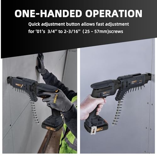 MAXXT 2-in-1 Screw Gun Kit with Collated Drywall Attachment, BrushlessBR8504-1+P1901-UK - image 5