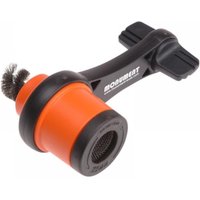 Orange and black Monument Copperkey pipe cleaning tool with brush and ergonomic handle.