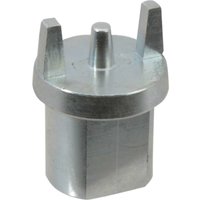 Monument 4527C Grip+ T6 tool, silver metal, cylindrical base, three protruding pins on top.