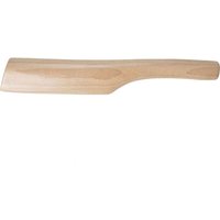 Beechwood lead setting stick with smooth, tapered handle and flat edge for precise application.
